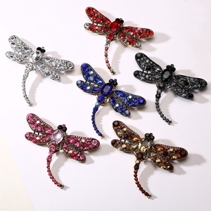 Broche de Lujo con Pedrería Colorida para Mujer, Diseño de Libélula, Joyería para Vestidos y Abrigos - Product Image 2