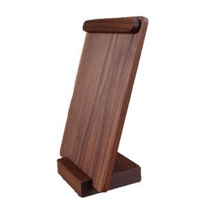 Porte-menu en bois de noyer noir, support en bois massif, panneau d'affichage de prix personnalisé pour les cafés et les salons de thé, format A4 - Product Image 4