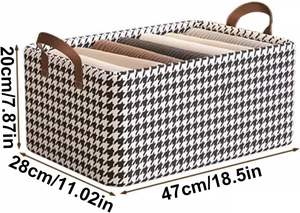 Caja de Almacenamiento a Prueba de Polvo de Gran Capacidad, Organizador Plegable Multifuncional para Ropa, Sudaderas, Jeans - Product Image 4