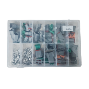 Caja de conector alemán, accesorio automotriz de <span class=keywords><strong>2</strong></span> pines a <span class=keywords><strong>3</strong></span>, 4, 5, 6, 8 y 12 Pines, impermeable, macho y hembra, cantidad personalizada - Product Image 6