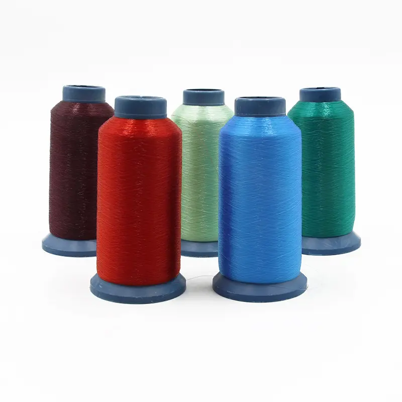 China Factory Cheap Colorful Polyester 0.12mm Elasticated Fish Thread Sewing Thread For Fishing Line