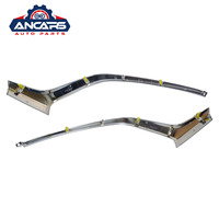 Pièces automobiles, garniture de calandre de pare-chocs avant chromée pour Mazda 2 2015 2016 2017 2018 Demio, pièces de carrosserie