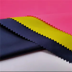Hot Koop 100% Gerecycled Polyester Twill Weave Zachte Perzik Microfiber Stof Voor Strand Korte Stof