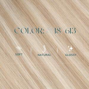 Extensiones de Cabello Ruso Rubio Ceniza de Lujo, Doble Trama, Cutícula Alineada, Cabello Humano Virgen Remy Original - Product Image 6