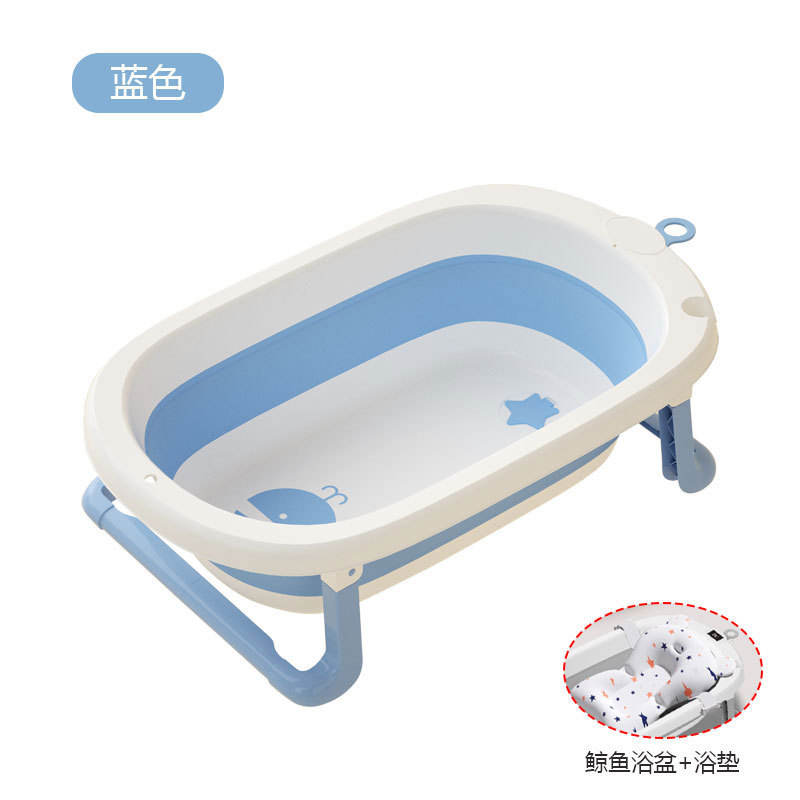 [Estilo estándar] Alfombra de baño Ballena Azul