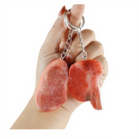 En gros, Porte-clés et Pendentif de sac en PVC 3D, imitation aliments (viande, côtes de bœuf, steak tomahawk), promotionnel