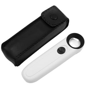 عدسة مكبرة كهربائية محمولة باليد MG6B-1B نوع نقطة التحية بتكبير 40 مرة مع إضاءة LED مزدوجة - Product Image 2