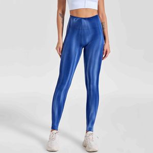 Pantalon de yoga sans couture pour femme, style européen et américain, tie-dye Aurora, taille haute, effet push-up, idéal pour la course en extérieur et le fitness - Product Image 4