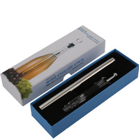 Refroidisseur de vin rouge en acier inoxydable, décanteur, bâton de glace, verseur, boîte cadeau personnalisable, emballage de glaçons à congélation rapide