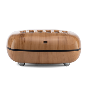 Nuevo diseño de grano de madera Altavoz de diente azul Reproductor de música Difusor de aroma de aceite esencial con temporizador y luces 7led - Product Image 6