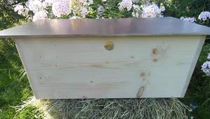 <span class=keywords><strong>Maison</strong></span> d'alimentation <span class=keywords><strong>hérisson</strong></span> avec rabat à rat, résistant à l'hiver, 2 entrées pour l'extérieur, <span class=keywords><strong>maison</strong></span> de <span class=keywords><strong>hérisson</strong></span>, 80*40*32cm, bois d'épicéa - Product Image 3