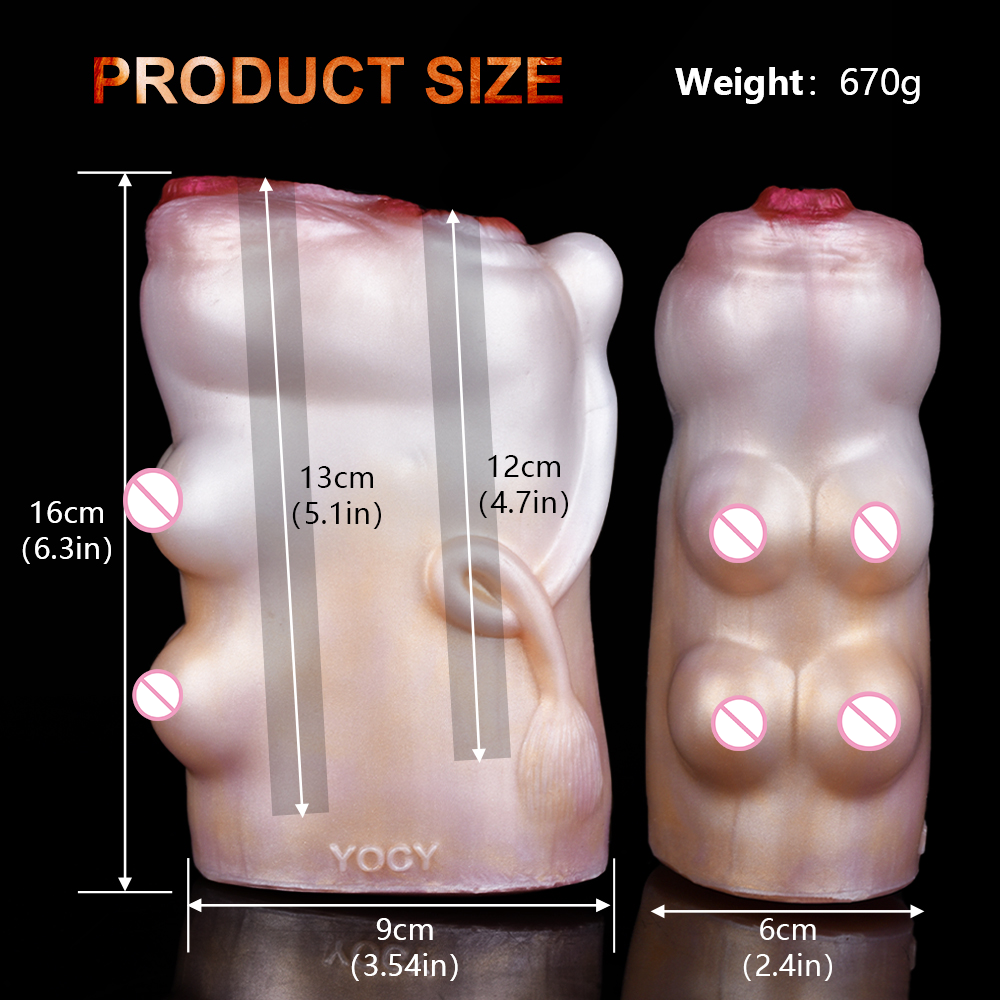 YOCY Angus Cow Male Masturbator Cup - 100% Waterproof Sex Toy for Enjoying  a Satisfying Sex Life, CE ROHS Certified