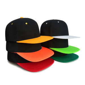 Gorra de Béisbol Snapback Lisa de 6 Paneles 100% Acrílico al por Mayor, Estilo Urbano Hip Hop, Ajustable para las Cuatro Estaciones - Product Image 2