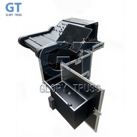 Glory Truss Custom Case Flight Rack Case Black Flip Flight Case pour console de mixage numérique Midas M32R