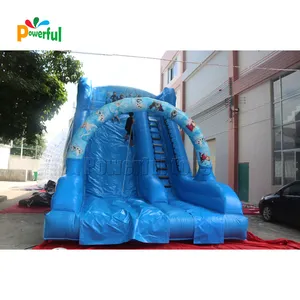 Tobogán inflable con tobogán de agua para niños, tobogán inflable con piscina para parque infantil