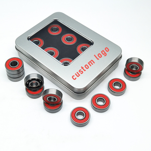 608RS ABEC Skateboard bantalan papan panjang bantalan bola baja krom tunggal untuk restoran 608 Z ZZ RS 2RS Roller - Product Image 1