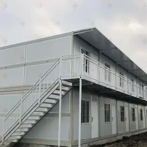 MH design portable house foldable container home M philippines folding container house fold out container house