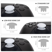 EXtremeRate Bottom Amovible Analog Stick Bord de Remplacement Personnalisé Baguettes Swap Joystick pour PS5 PS4 Controller