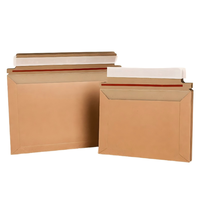 Enveloppes en papier rigides personnalisées en gros, enveloppes d'emballage pour documents, enveloppes plates en carton, enveloppes en papier écologiques