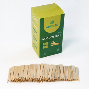 뜨거운 판매 친환경 일회용 나무 프렌치 프라이 디저트 칩 맞춤형 패키지와 감자 포크 - Product Image 5