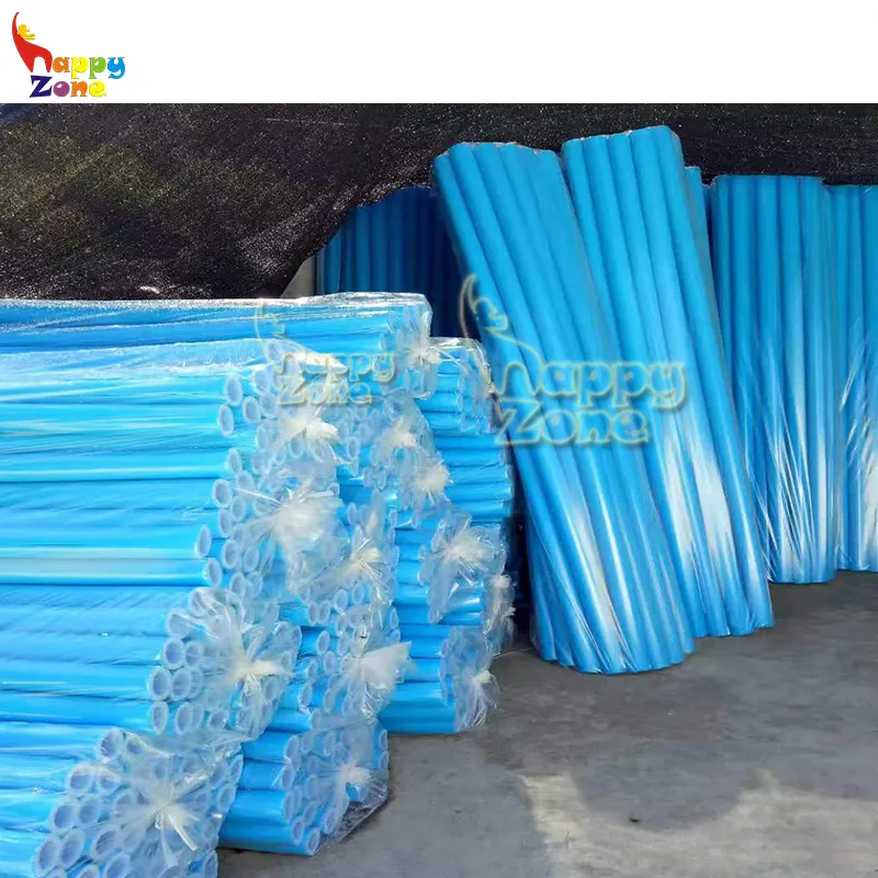 Fire Retardant Soft PVC Foam Pipe Cover Pads Playground Protection Tuff Pads for Children' Playground Steel Pipe