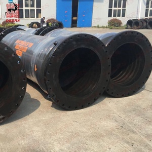 Ống cao su xả Bọc thép Chịu mài mòn với mặt bích để nạo vét - Product Image 3