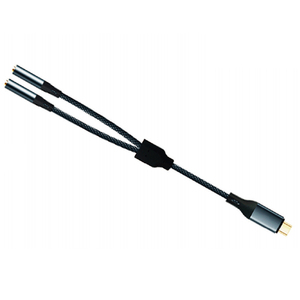 <span class=keywords><strong>Cable</strong></span> Adaptador de <span class=keywords><strong>Tipo</strong></span> C a Conector para Auriculares <span class=keywords><strong>2</strong></span> en 1, Doble <span class=keywords><strong>Tipo</strong></span> C con Blindaje Trenzado, <span class=keywords><strong>Carga</strong></span> Rápida de 3A, Conector de Audio Auxiliar para Cámara - Product Image 1