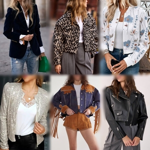 เสื้อคลุมผู้หญิงขายส่ง ปี 2025 สินค้าขายดี ฤดูใบไม้ร่วงและฤดูหนาว เสื้อคลุมแฟชั่นคุณภาพสูงสำหรับผู้หญิง หลากหลายสไตล์ ลดราคา - Product Image 2