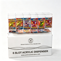 YAGELI Distributeur de boosters en acrylique, fabricant d'étuis de présentation TCG