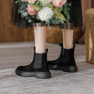 מגפי קרסול אופנתיים חדשים לשנת <span class=keywords><strong>2026</strong></span> לנשים, עם שרוכים, עקב נמוך, סיבים דקים במיוחד, תרמיים, מגביהים, לאביב, סתיו וחורף - Product Image 5