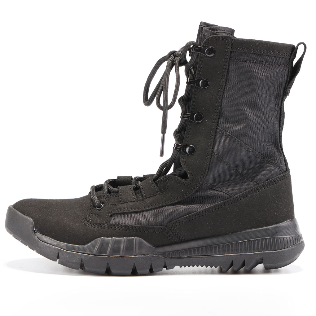 Black suede