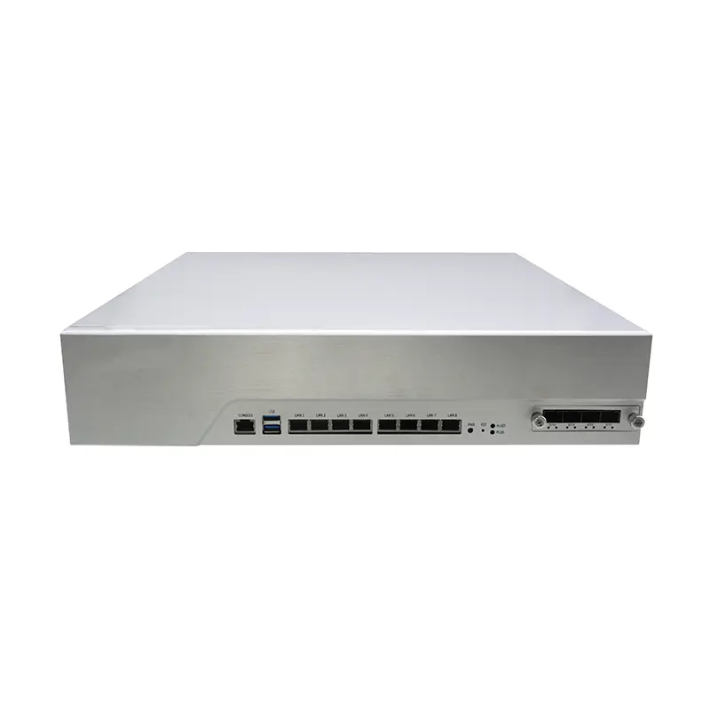 R450V-R8 (Z370) 2U Server Chassis Network Appliance LGA1151 8 Lan LAN1~4 Support BYPASS 4 or 2 SFP+ Ports Network Computer