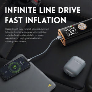 <span class=keywords><strong>Gonfleur</strong></span> de pneus portable mini ABS de qualité supérieure à prix abordable pour <span class=keywords><strong>voiture</strong></span> avec lumière LED numérique - Product Image 4