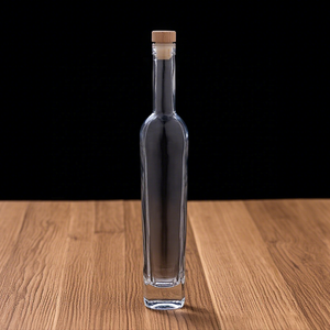 Bouteille de vin 375ML Petite bouteille de vin Emballage en verre pour huile d'olive Vinaigre de <span class=keywords><strong>fruit</strong></span> Liqueur <span class=keywords><strong>Gin</strong></span> - Product Image 2