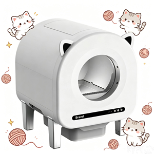 Bac à litière intelligent anti-blocage et autonettoyant pour chat avec système désodorisant, toilette automatique pour chat d'intérieur - Product Image 1