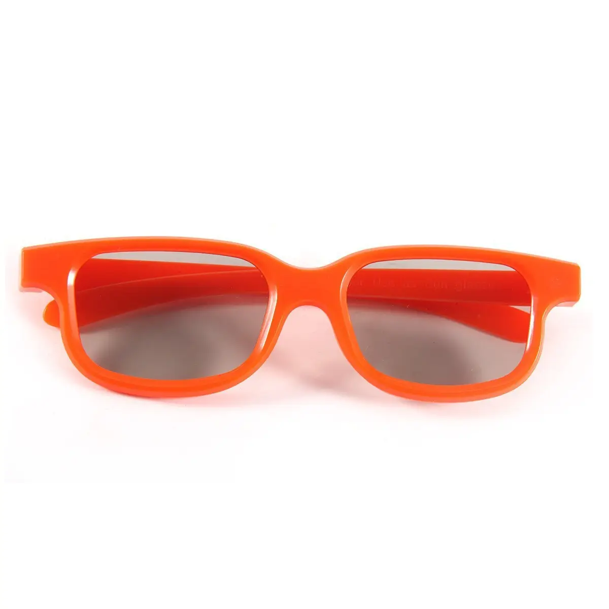 Yeni pasif olmayan flaş dairesel polarize 3D stereoskopik gözlük rahat yetişkin çerçeve sinema 3D gözlük