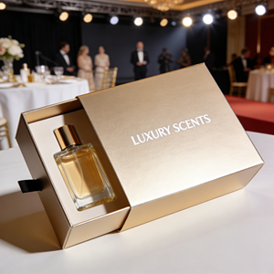 Caja de Regalo Deslizable con Estampado de Lámina de Lujo y Diseño Personalizado para Relojes de Pulsera y Perfumes - Product Image 4