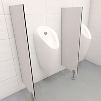 Panel de Partición para Urinario de Baño, Laminado Fenólico HPL