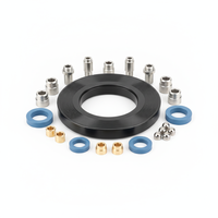 Anneau de mise au point usiné CNC de précision pour lentilles optiques professionnelles, composants d'accessoires de caméra en alliage d'aluminium sur mesure