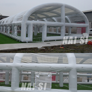 Dôme de structure supporté par l'<span class=keywords><strong>air</strong></span> pour piscine/tentes gonflables Dôme de piscine de grande taille transparent - Product Image 2