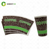 Fournisseur chinois de gobelets en papier simple face enduits de PE en pâte vierge pour le café et les boissons lactées