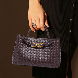 Nouveau <span class=keywords><strong>Sac</strong></span> <span class=keywords><strong>Cabas</strong></span> Tissé Texturé Mode, <span class=keywords><strong>Sac</strong></span> à Bandoulière Porté Main Grande Capacité de Niche, Sacs pour Femmes Cent Modèles de Luxe Léger Loisir - Product Image 3