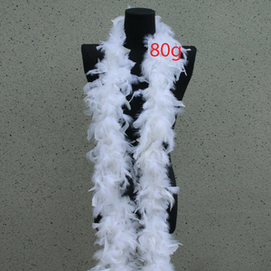 Marabou-plumas blancas grandes <span class=keywords><strong>de</strong></span> 2M para decoración <span class=keywords><strong>de</strong></span> bodas, accesorios <span class=keywords><strong>de</strong></span> <span class=keywords><strong>carnaval</strong></span> - Product Image 2