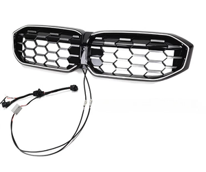 Nouvelle calandre avant noire brillante authentique ADT pour BMW Série 3 G20 M340i (2019-2022) en ABS noir brillant avec éclairage - Product Image 1