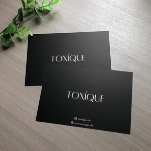 <span class=keywords><strong>Carte</strong></span> de visite personnalisée imprimée CMJN 10*15cm noir mat film de stratification 300gsm papier couché en carton <span class=keywords><strong>carte</strong></span> de remerciement pour votre - Product Image 2