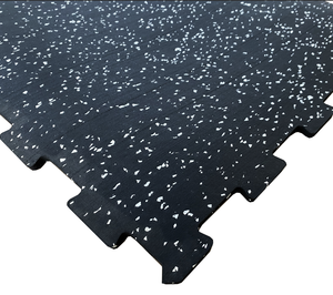 Dalles de caoutchouc emboîtables recyclées <span class=keywords><strong>haute</strong></span> densité, durables et de <span class=keywords><strong>haute</strong></span> qualité, 15 mm, écologiques, amortissantes, pour salle de sport, aire de jeux, <span class=keywords><strong>garage</strong></span> - Product Image 2