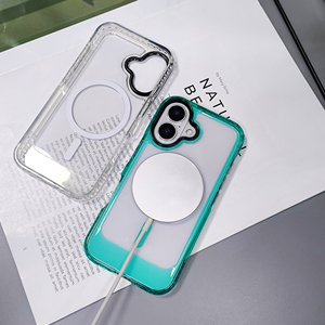 Di alta qualità chiara carica senza fili cassa del telefono per <span class=keywords><strong>iPhone</strong></span> 16 Pro Max <span class=keywords><strong>trasparente</strong></span> acrilico magnetico del telefono custodia per iPhone16 15 plus - Product Image 2