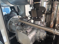 Compresseur d'air rotatif à vis industriel Airking 75HP 55KW 9,0-10,0m3/min 8bar sans huile, à faible bruit, avec moteur et groupe motopropulseur