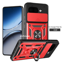 Étui de téléphone antichoc avec anneau rotatif Lichicase, nouveau modèle, pour Google Pixel 10A, coque arrière magnétique