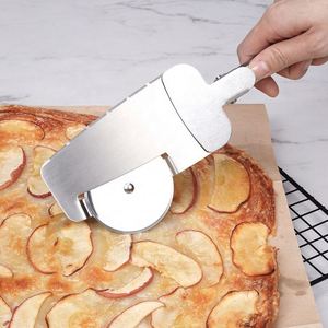 Cross-Border Special Spot Stainless Steel 3-In-1 Roller Knife Multi-Purpose Pie Cheese Spatula Pizza Cutter - Product Image 2